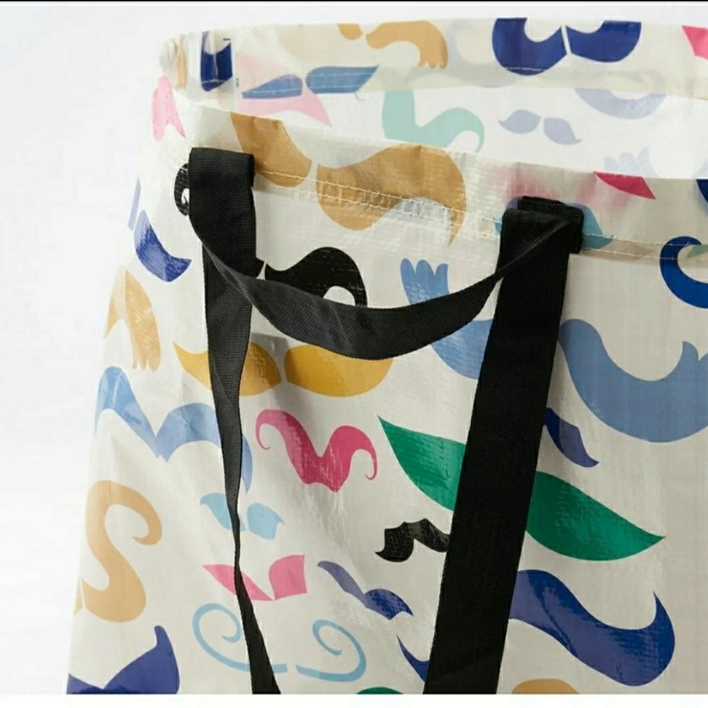 2x Ikea Mustache BANGLIG FRAKTA bag - Picture 2 of 3